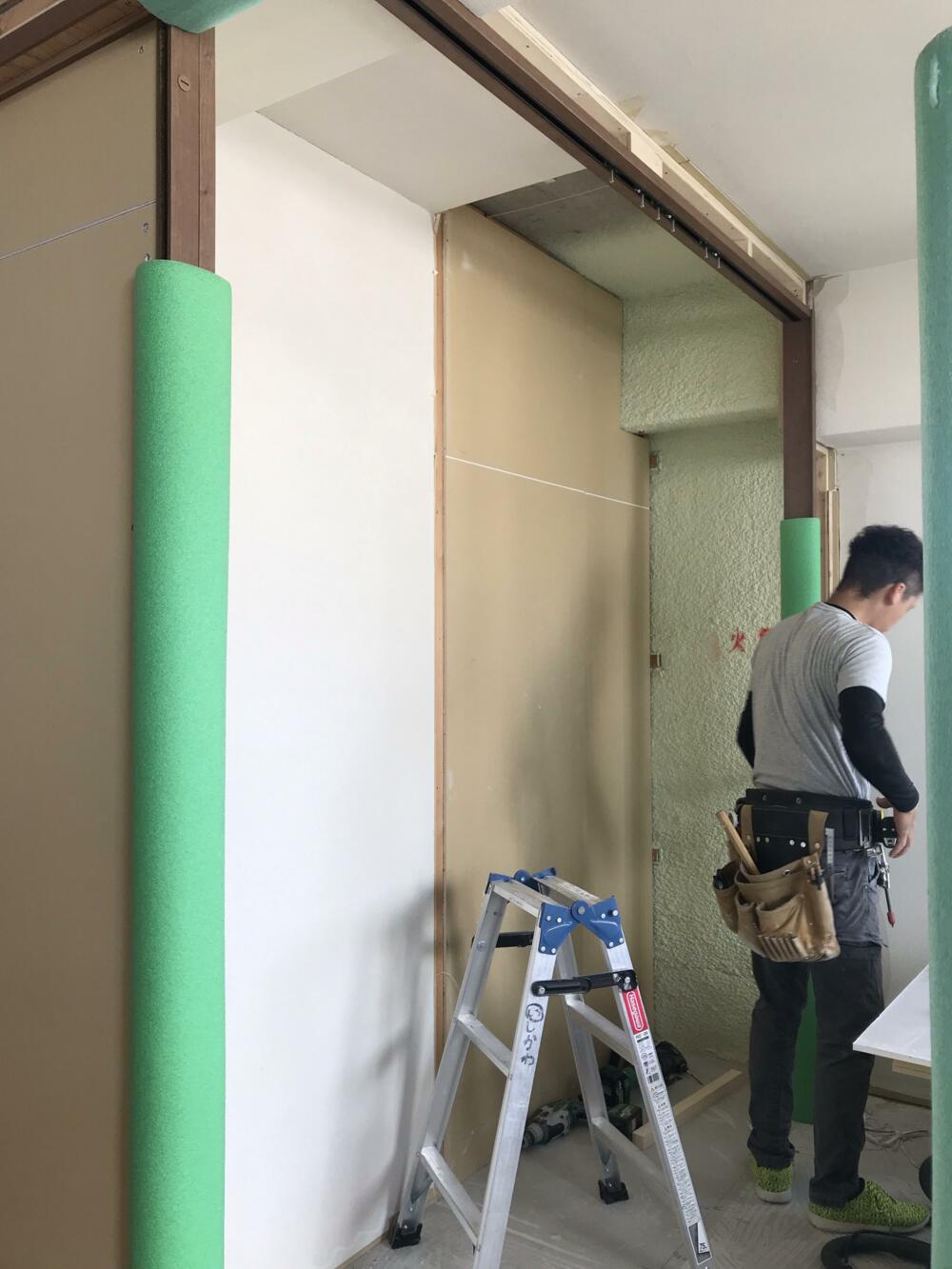 内装建具の取付